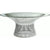Platner Nickel 36" Coffee Table Coffee Tables Knoll Clear Glass Top 