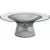 Platner Nickel 42" Coffee Table Coffee Tables Knoll Clear Glass 
