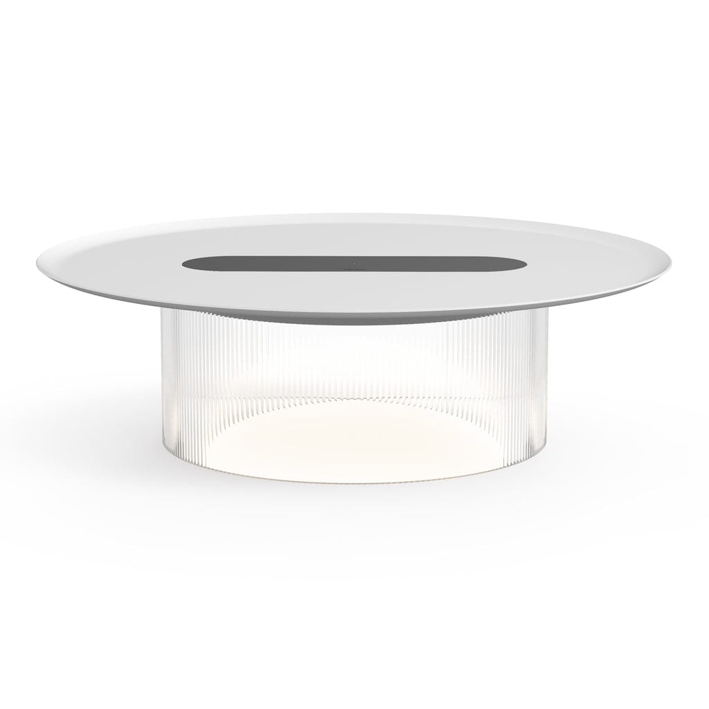 Carousel Table Lamp Table Lamps Pablo Clear Low 16” White Tray