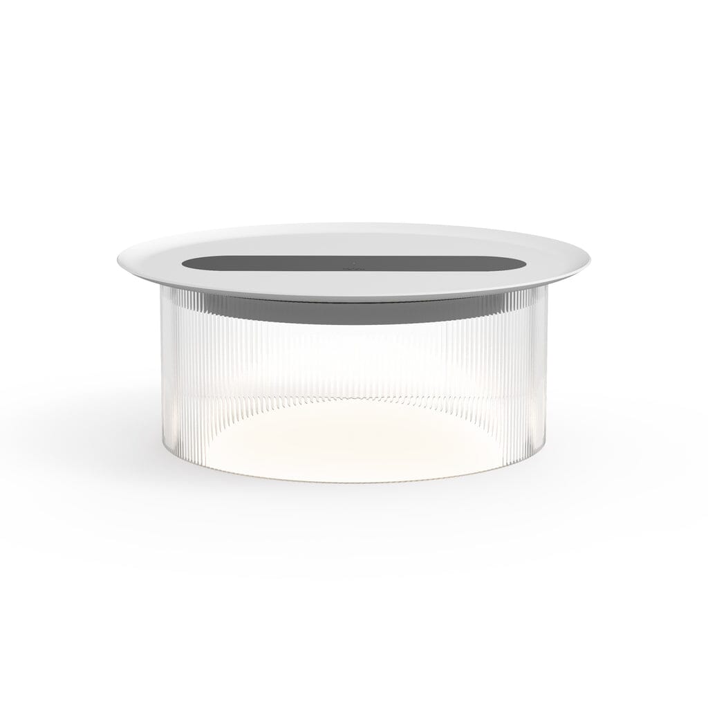 Carousel Table Lamp Table Lamps Pablo Clear Low 12” White Tray