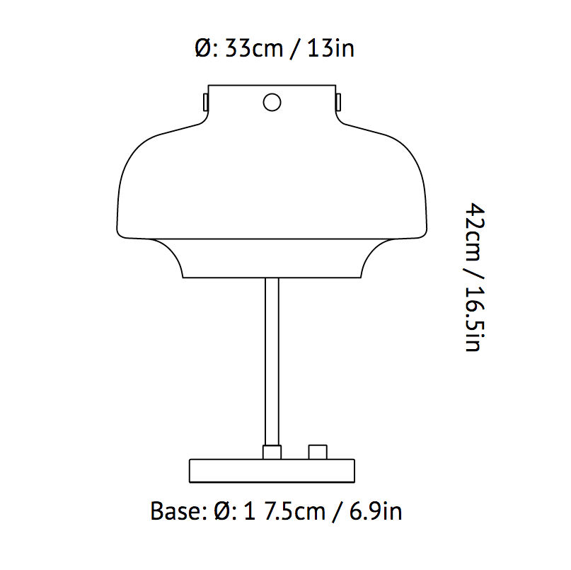 Copenhagen Table Lamp SC13 Table Lamp &Tradition 