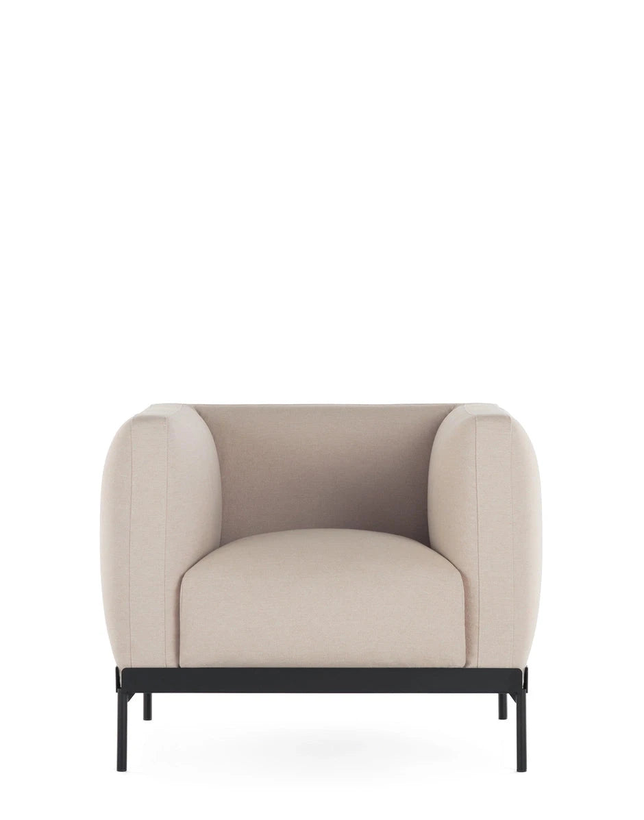 Asia Armchair Armchair Kartell Cotone Plain - Beige 