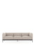 Asia Sofa 3 Seater Sofa Kartell Cotone Plain - Beige 