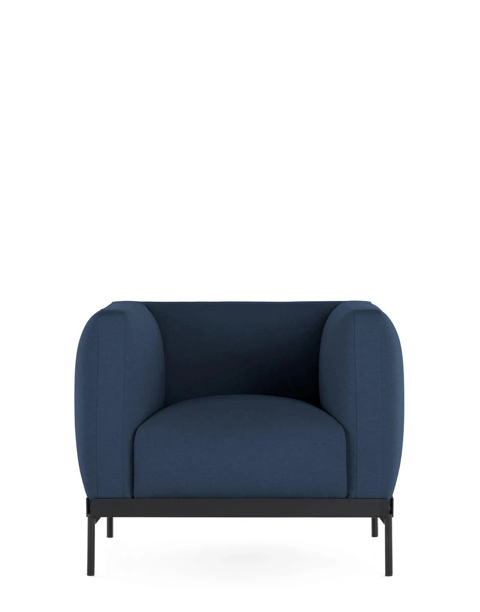 Asia Armchair Armchair Kartell Cotone Plain - Blue 
