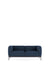 Asia Sofa 2 Seater Sofa Kartell Cotone Plain - Blue 
