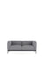 Asia Sofa 2 Seater Sofa Kartell Cotone Plain - Grey 