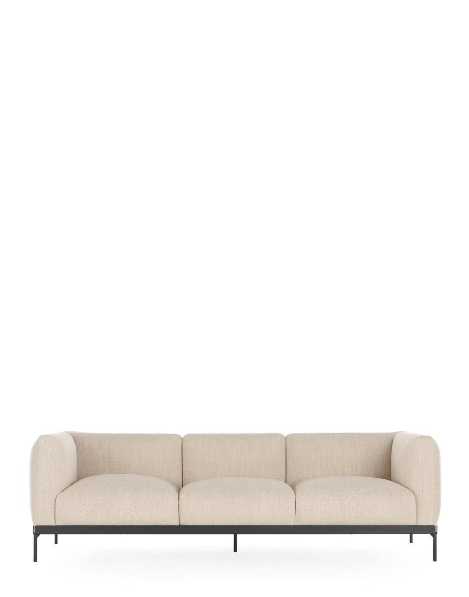 Asia Sofa 3 Seater Sofa Kartell Cotone Structure - Beige 