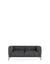 Asia Sofa 2 Seater Sofa Kartell Cotone Structure - Black 