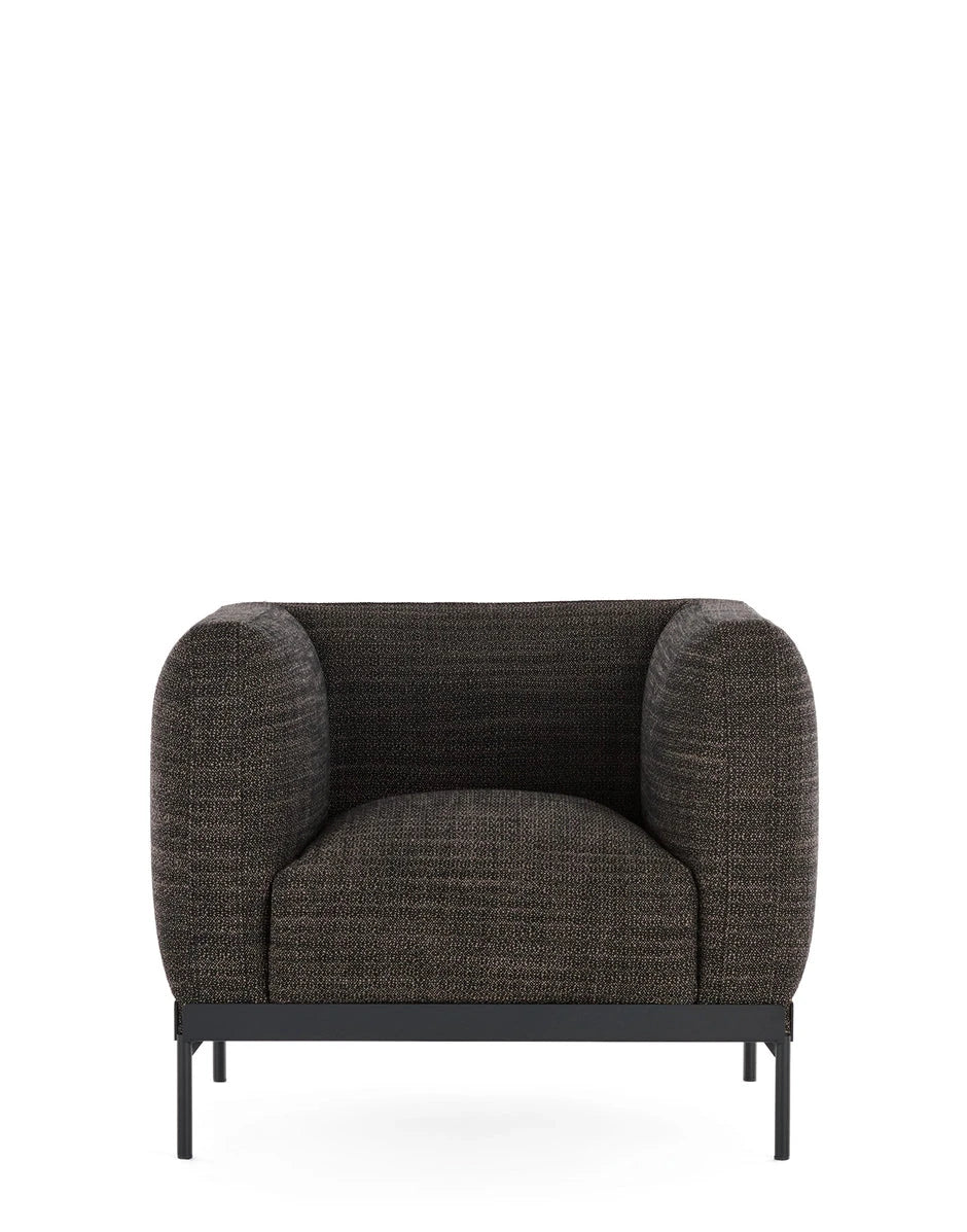 Asia Armchair Armchair Kartell Cotone Structure - Grey/Black 