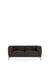 Asia Sofa 2 Seater Sofa Kartell Cotone Structure - Grey/Black 