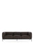 Asia Sofa 3 Seater Sofa Kartell Cotone Structure - Grey/Black 
