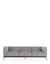 Asia Sofa 3 Seater Sofa Kartell Cotone Structure - White/Black 