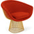 Platner Lounge Chair - Gold lounge chair Knoll 