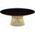 Platner Coffee Table - 42" in Gold Coffee Tables Knoll 18K Gold plated Reef Dark Cherry 