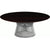 Platner Nickel 42" Coffee Table Coffee Tables Knoll Reff Dark Cherry 