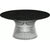 Platner Nickel 36" Coffee Table Coffee Tables Knoll Veneer Ebonized Walnut Top 