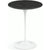 Saarinen Side Table - 16" Round side/end table Knoll White Ebonized Walnut 