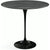 Saarinen Side Table - 22” Oval side/end table Knoll Black Ebonized Walnut 