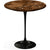 Saarinen Side Table - 20” Round side/end table Knoll Black Espresso marble, Satin finish 