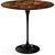 Saarinen Side Table - 22” Oval side/end table Knoll Black Espresso marble, Satin finish 
