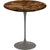 Saarinen Side Table - 20” Round side/end table Knoll Grey Espresso marble, Shiny finish 