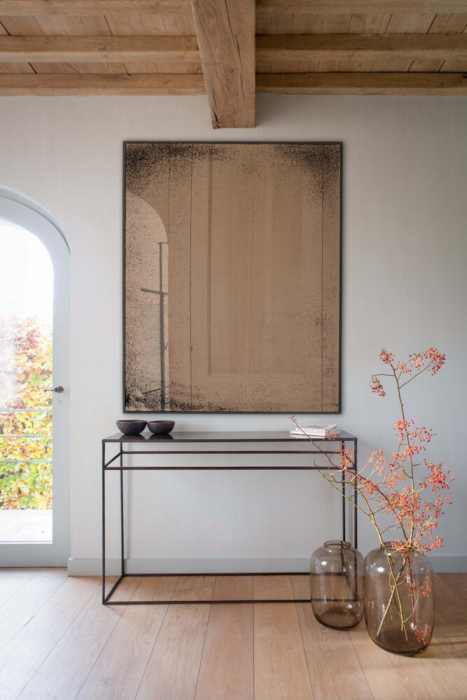 Aged Mirror Console