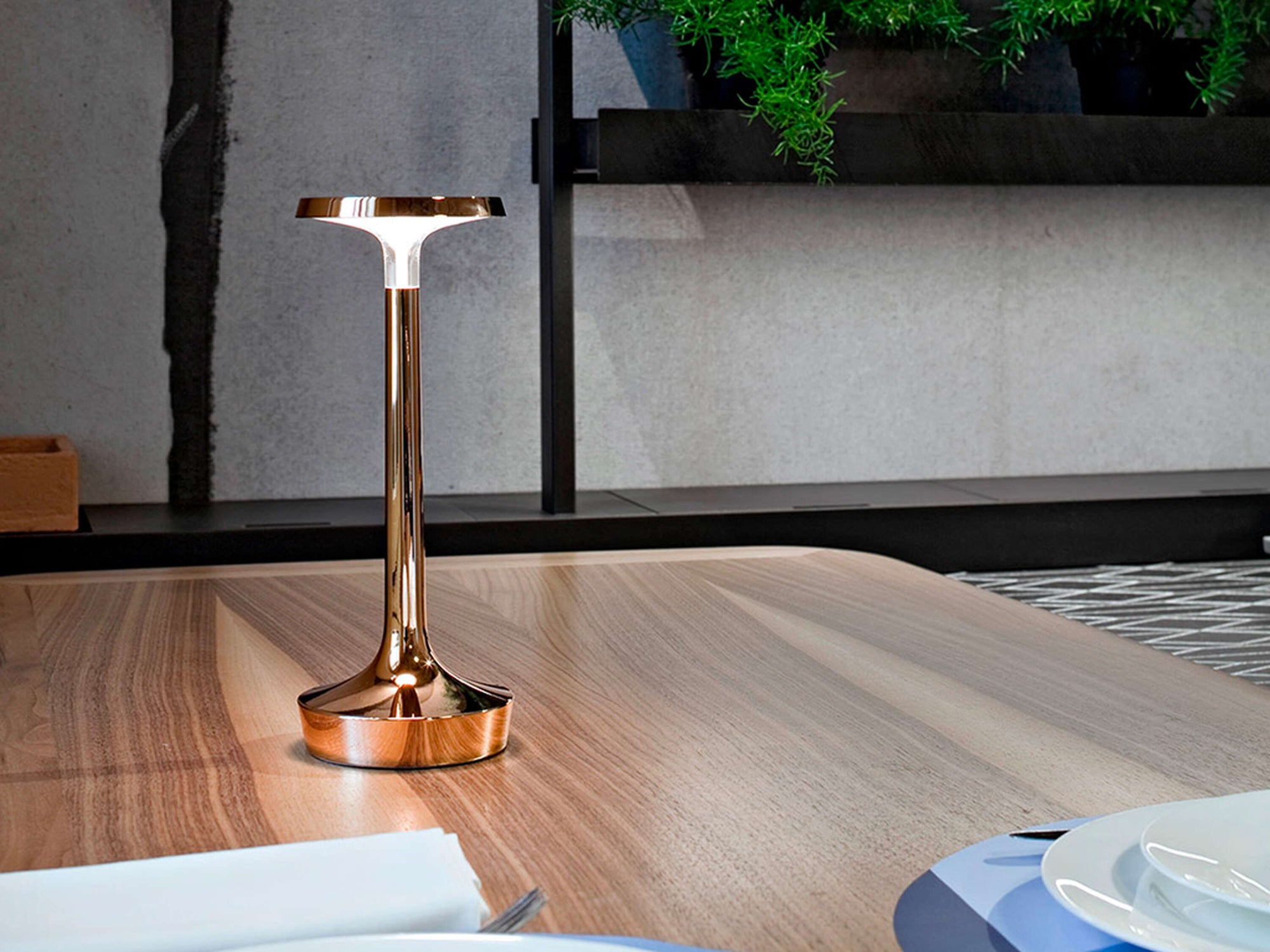 Bon Jour Unplugged Table Lamp