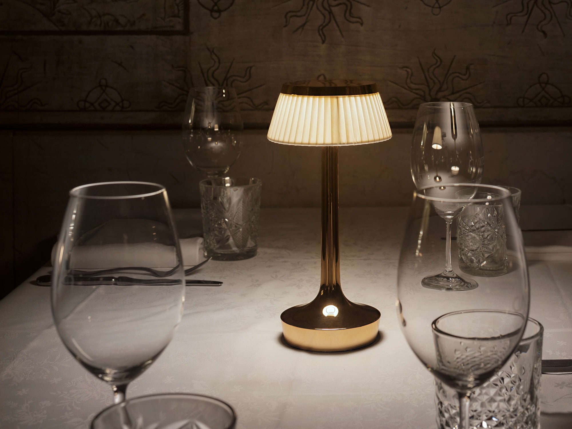 Bon Jour Unplugged Table Lamp