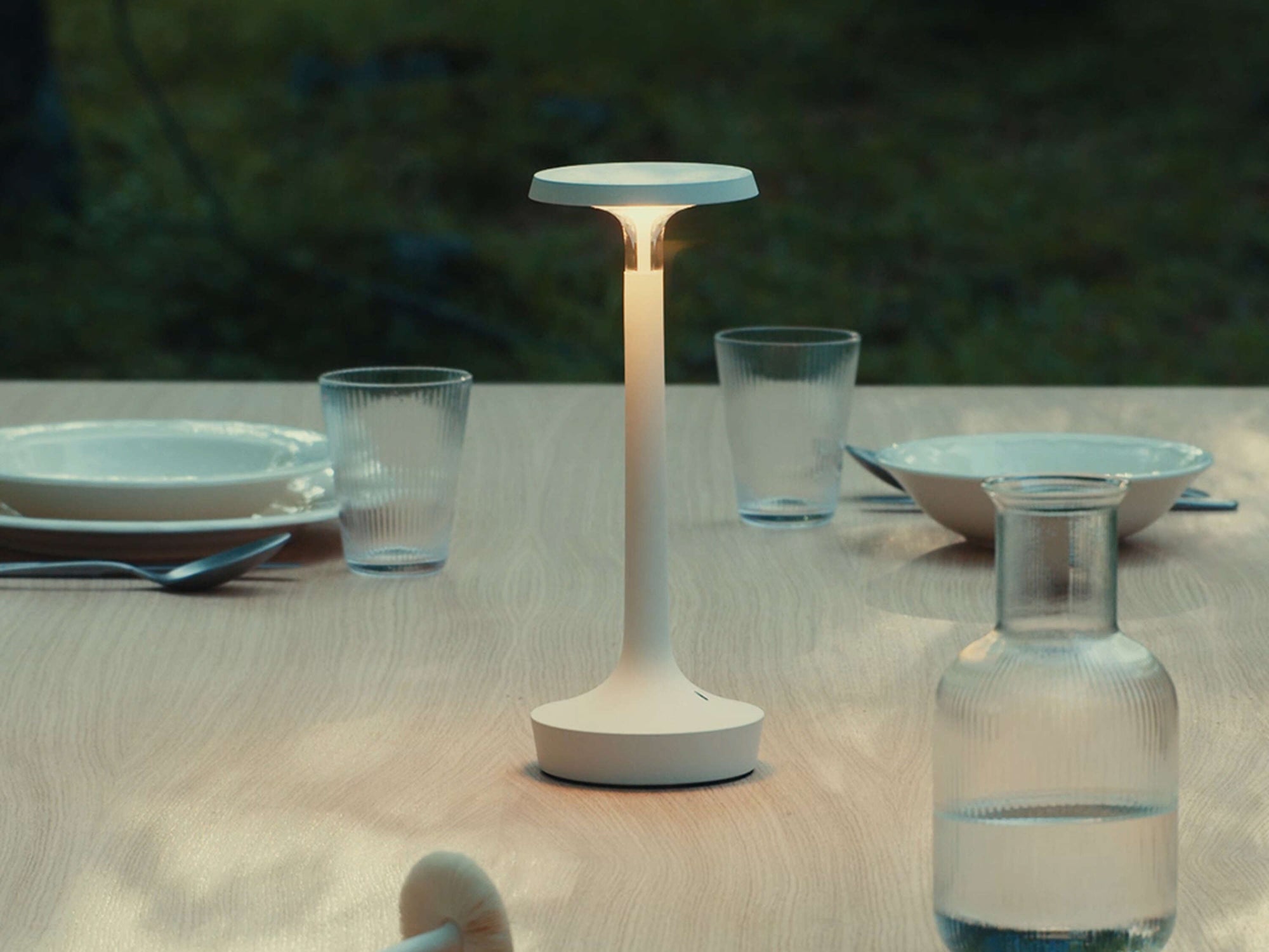 Bon Jour Unplugged Table Lamp