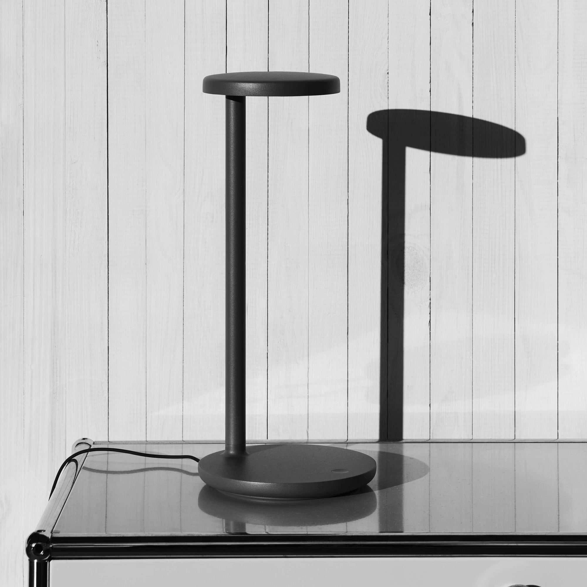 Oblique LED Desk Lamp and Qi with Wireless Charging Base