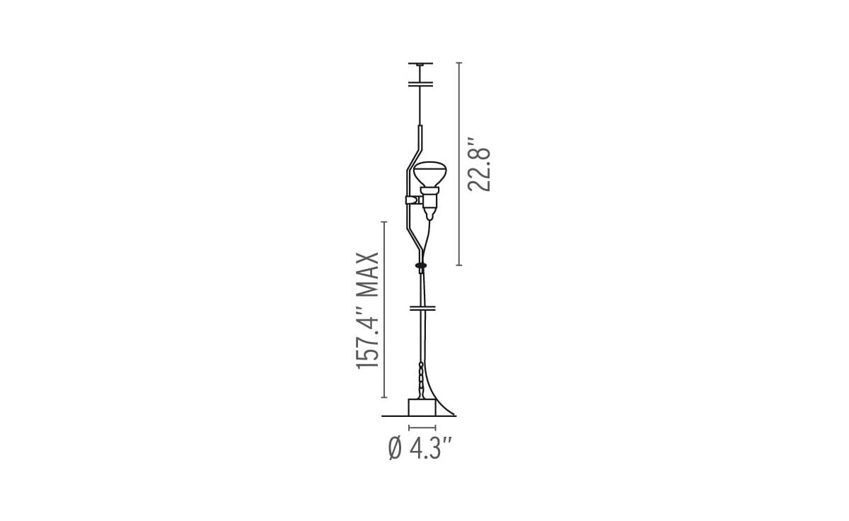 Parentesi 50 - Special Anniversary Edition Floor Lamps Flos 