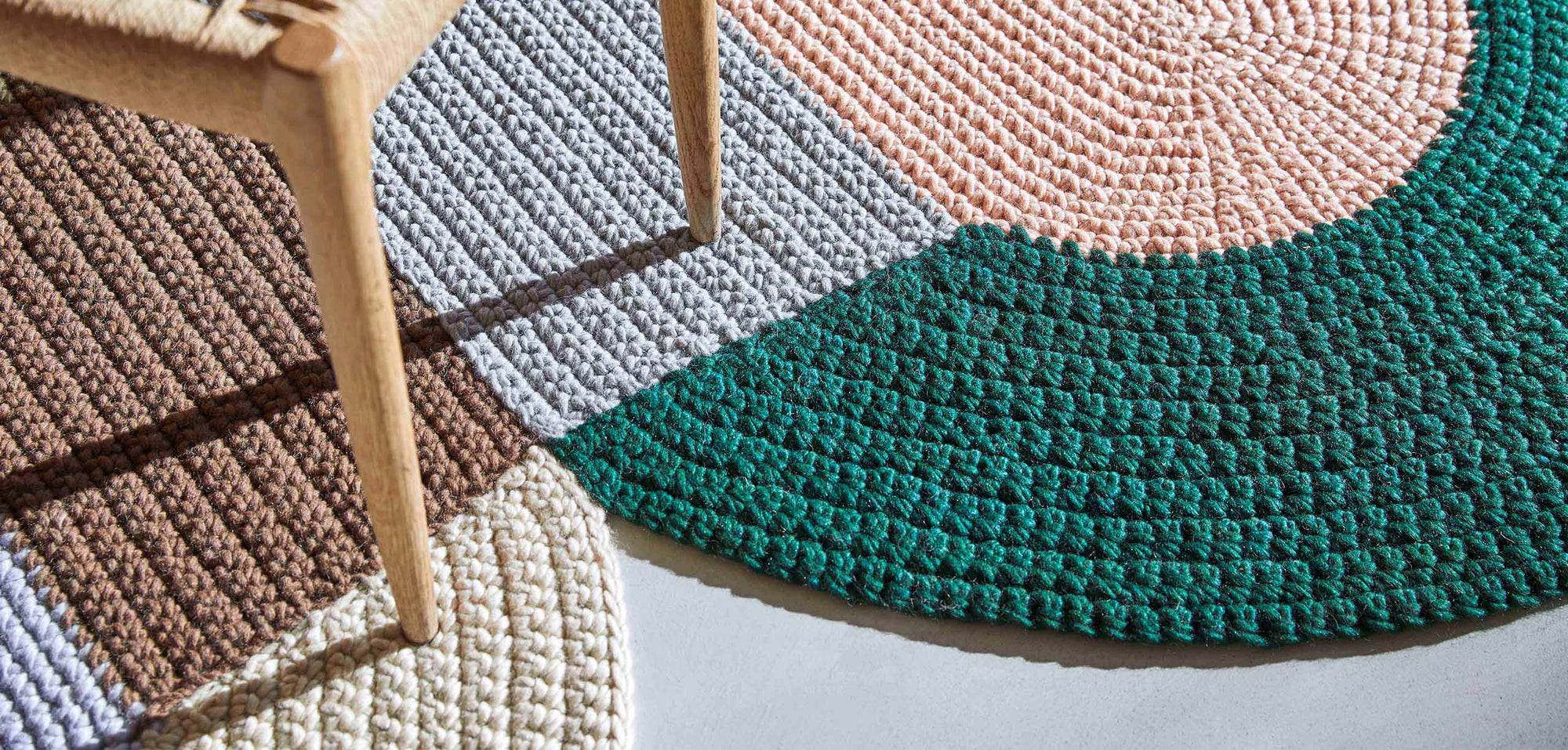 Crochet Mono Rug Rug Gan 