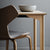 Grand Prix Chair With Wood Legs and Upholstered Front Dining chairs Fritz Hansen 