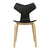 Grand Prix Chair With Wood Legs and Upholstered Front Dining chairs Fritz Hansen 