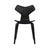 Grand Prix Chair With Wood Legs and Upholstered Front Dining chairs Fritz Hansen 
