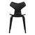 Grand Prix Chair With Wood Legs and Upholstered Front Dining chairs Fritz Hansen 
