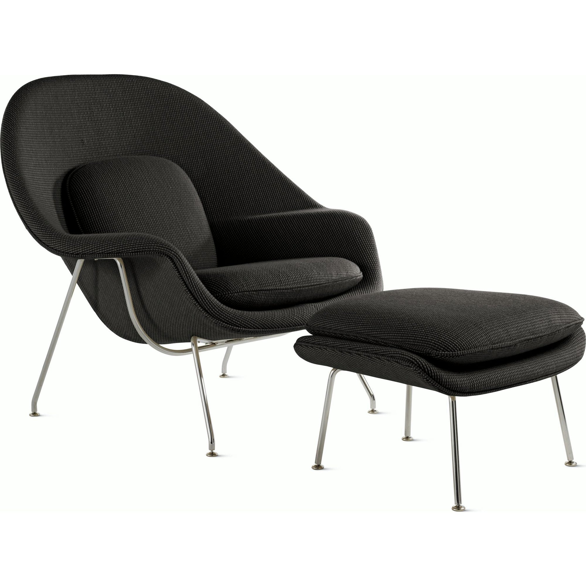 Womb Chair and Ottoman lounge chair Knoll 