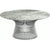 Platner Nickel 36" Coffee Table Coffee Tables Knoll Polished Finish Grey Marble Top: Light Grey 