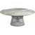 Platner Nickel 42" Coffee Table Coffee Tables Knoll Polished Finish Grey Marble Top: Light grey 