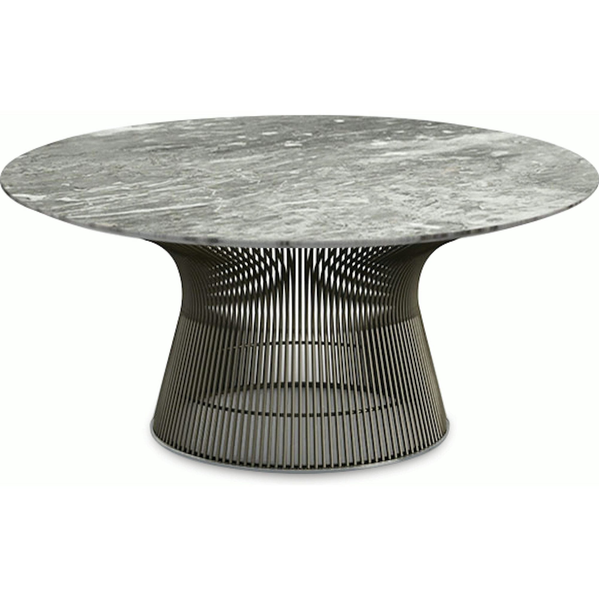 Platner Bronze 36" Coffee Table Coffee Tables Knoll 