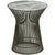 Platner Side Table side/end table Knoll Metallic Bronze Grey marble, Satin finish 