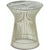 Platner Side Table side/end table Knoll Polished Nickel Grey marble, Satin finish 