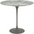 Saarinen Side Table - 22” Oval side/end table Knoll Grey Grey marble, Satin finish 