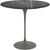 Saarinen Side Table - 22” Oval side/end table Knoll Grey Grigio Marquina marble, Satin finish 