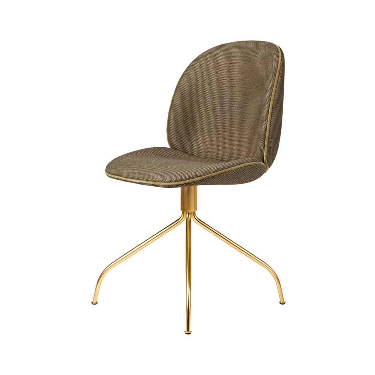Beetle Meeting Chair with Swivel Base - Fully Upholstered Chairs Gubi 