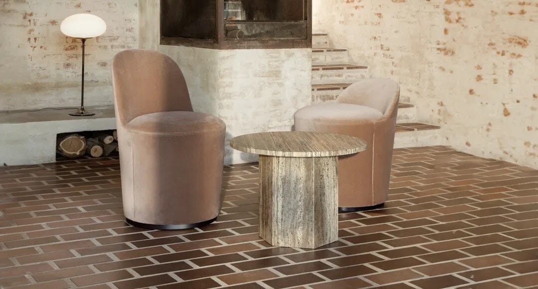 Tail Fully Upholstered High Back Dining Chair Chairs Gubi 