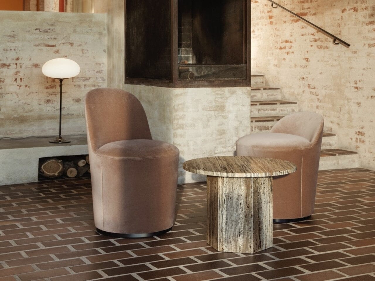 Tail Fully Upholstered Low Back Dining Chair Chairs Gubi 