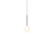 Bola Sphere Pendant Light Pendant Lights Pablo Gun Metal 5" 
