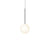 Bola Sphere Pendant Light Pendant Lights Pablo Gun Metal 8" 