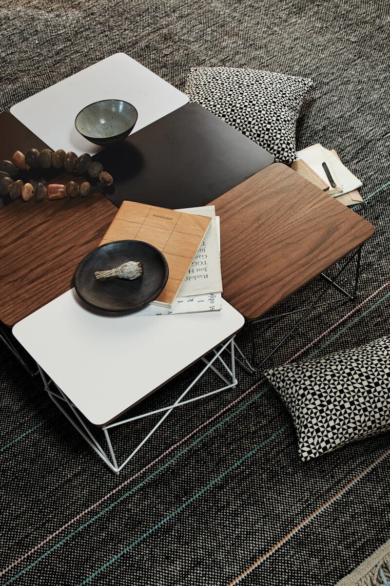 Eames Wire Base Low Table side/end table herman miller 